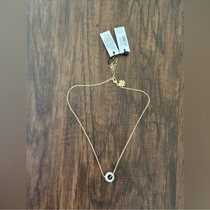 White House Black Market Gold Necklace with Silver Accents